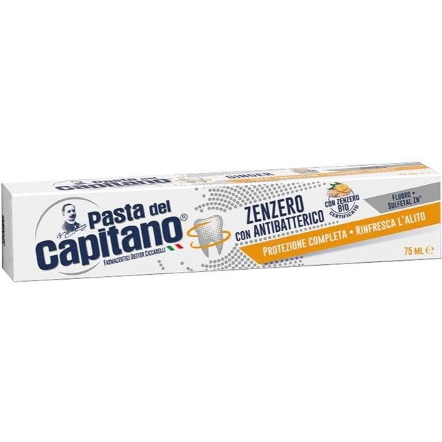 Δώρο Pasta Del Capitano Ginger Total Protection Μοναδική Οδοντόπαστα με Ginger Προστατεύει Ούλα-Δόντια 75ml Δώρο Pasta Del Capitano Ginger Total Protection Μοναδική Οδοντόπαστα με Ginger Προστατεύει Ούλα-Δόντια 75ml