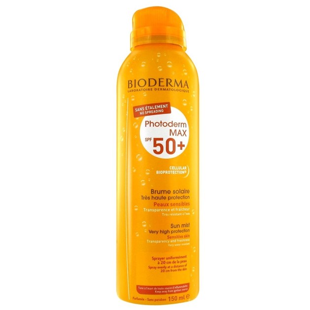Bioderma Photoderm Max Sun Mist Spf50+ Αντηλιακό Σπρέι Διάφανο για Πρόσωπο και Σώμα 150ml Bioderma Photoderm Max Sun Mist Spf50+ Αντηλιακό Σπρέι Διάφανο για Πρόσωπο και Σώμα 150ml