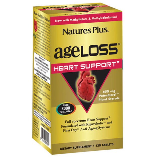 Nature\'s Plus AgeLoss Heart Support Συμπλήρωμα Διατροφής για την Διατήρηση της Καρδιακής Υγείας 120tabs Nature\'s Plus AgeLoss Heart Support Συμπλήρωμα Διατροφής για την Διατήρηση της Καρδιακής Υγείας 120tabs