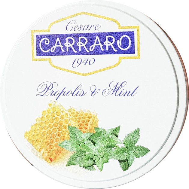 Carraro Propolis & Mint Καραμέλες για το Λαιμό με Πρόπολη & Μέντα 40gr Carraro Propolis & Mint Καραμέλες για το Λαιμό με Πρόπολη & Μέντα 40gr