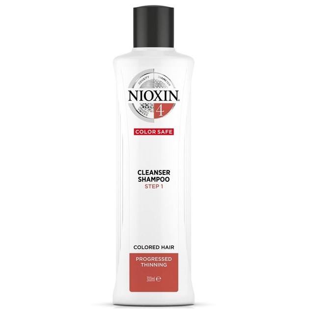 Nioxin Cleanser Shampoo System 4 Step 1 Καθαριστικό Σαμπουάν για Βαμμένα Μαλλιά με Ελαφριά Αραίωση 300m Nioxin Cleanser Shampoo System 4 Step 1 Καθαριστικό Σαμπουάν για Βαμμένα Μαλλιά με Ελαφριά Αραίωση 300m