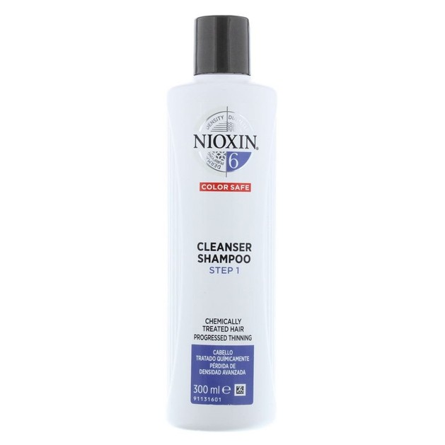 Nioxin Shampoo System 6 Step 1 Σαμπουάν Τριχόπτωσης για Εμφανώς Αραιωμένα Χημικά Επεξεργασμένα Μαλλιά 300ml Nioxin Shampoo System 6 Step 1 Σαμπουάν Τριχόπτωσης για Εμφανώς Αραιωμένα Χημικά Επεξεργασμένα Μαλλιά 300ml