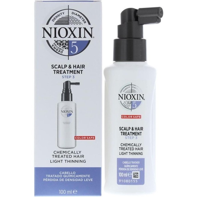 Nioxin Scalp & Hair Treatment System 5 Step 3 Θεραπεία για Μαλλιά με Ελαφριά Αραίωση 100ml Nioxin Scalp & Hair Treatment System 5 Step 3 Θεραπεία για Μαλλιά με Ελαφριά Αραίωση 100ml