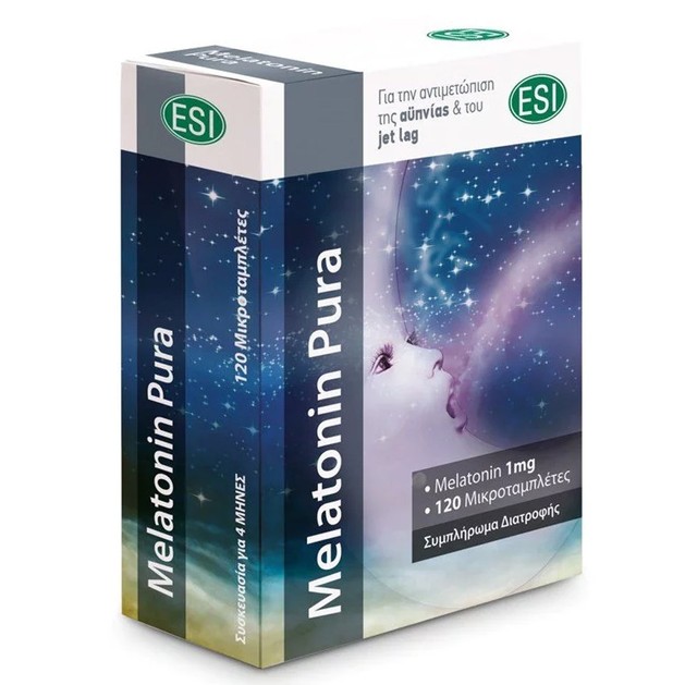 Esi Melatonin Pura 1mg 120tabs Esi Melatonin Pura 1mg 120tabs