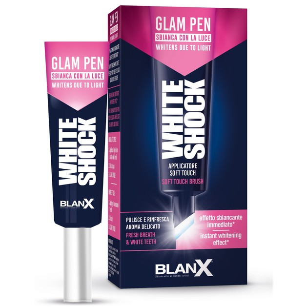 Blanx White Shock Pen Whitening Gel Λευκαίνει τα Δόντια, Χωρίς να Διαβρώνει το Σμάλτο 12ml Blanx White Shock Pen Whitening Gel Λευκαίνει τα Δόντια, Χωρίς να Διαβρώνει το Σμάλτο 12ml