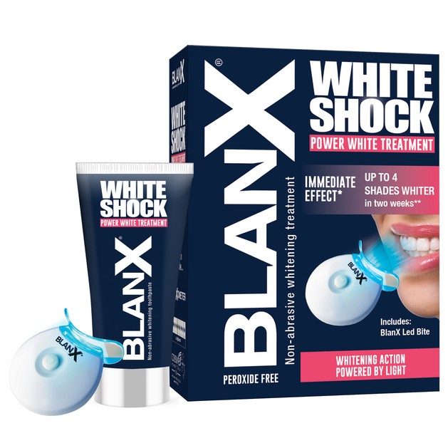 BLANX White Shock Power White Treatment Σύστημα Ταχείας Λεύκανσης των Δοντιών από την Πρώτη Κιόλας Εφαρμογή 1 Τεμάχιο BLANX White Shock Power White Treatment Σύστημα Ταχείας Λεύκανσης των Δοντιών από την Πρώτη Κιόλας Εφαρμογή 1 Τεμάχιο
