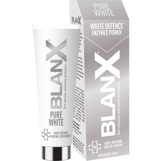BlanX Pure White Defence Enzymes Toothpaste Οδοντόκρεμα με Λευκαντική & Αντιβακτηριδιακή Δράση 75ml BlanX Pure White Defence Enzymes Toothpaste Οδοντόκρεμα με Λευκαντική & Αντιβακτηριδιακή Δράση 75ml