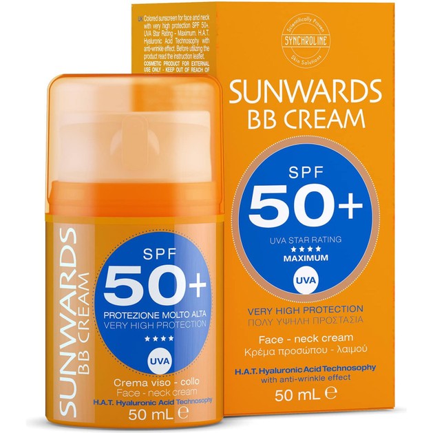 Synchroline Sunwards BB Face & Neck Cream Spf50+, 50ml Synchroline Sunwards BB Face & Neck Cream Spf50+, 50ml