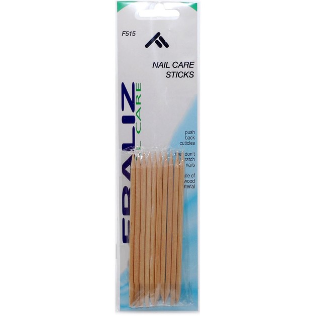 Fraliz F515 Ξύλινα Sticks για Νύχια 10 Τεμάχια Fraliz F515 Ξύλινα Sticks για Νύχια 10 Τεμάχια