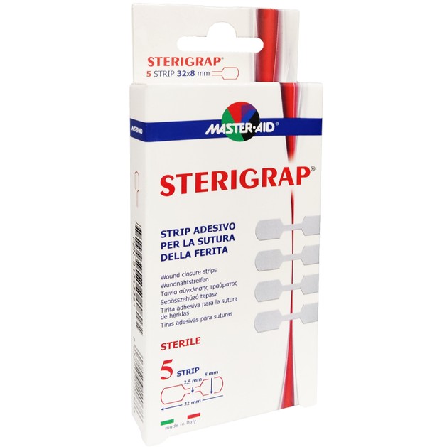 Master Aid Sterigrap Ταινία Σύγκλισης Τραυμάτων 5τεμ Master Aid Sterigrap Ταινία Σύγκλισης Τραυμάτων 5τεμ