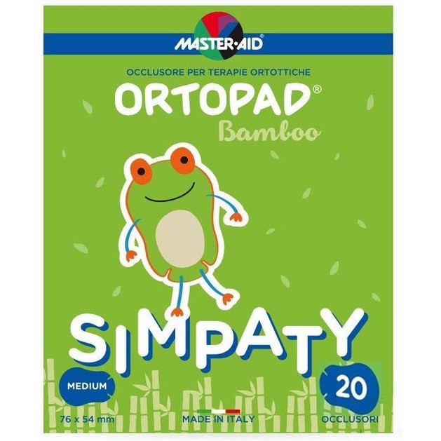 Master Aid Ortopad 20 Medium Simpaty Οφθαλμικά Αυτοκόλλητα Για Στραβισμό (2 έως 4 ετών) Master Aid Ortopad 20 Medium Simpaty Οφθαλμικά Αυτοκόλλητα Για Στραβισμό (2 έως 4 ετών)