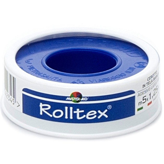 Master Aid Roll Tex Αυτοκόλλητο Επιδεσμικό Ρολό σε Λευκό Χρώμα 1 Τεμάχιο - 5m X 1.25cm Master Aid Roll Tex Αυτοκόλλητο Επιδεσμικό Ρολό σε Λευκό Χρώμα 1 Τεμάχιο - 5m X 1.25cm