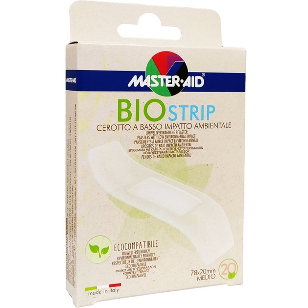 Master Aid Bio Strip 78mm x 20mm Grande 20 Τεμάχια Master Aid Bio Strip 78mm x 20mm Grande 20 Τεμάχια