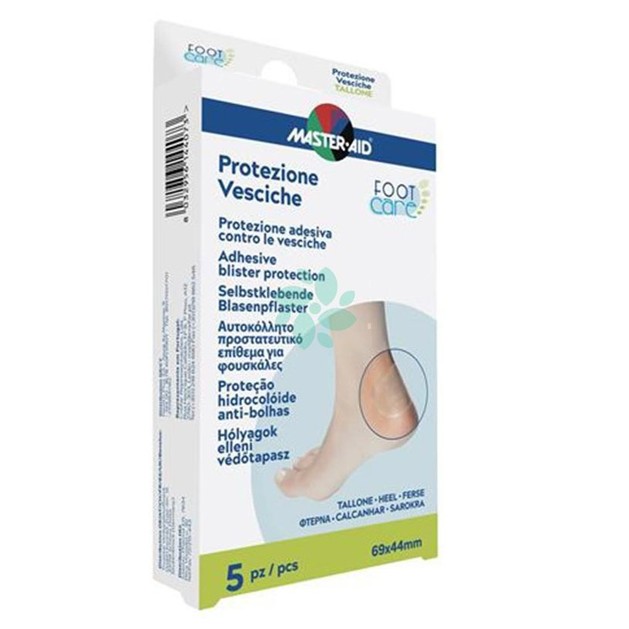 Master Aid Foot Care Protezione Vesciche 69x44mm 5 Τεμάχια Master Aid Foot Care Protezione Vesciche 69x44mm 5 Τεμάχια