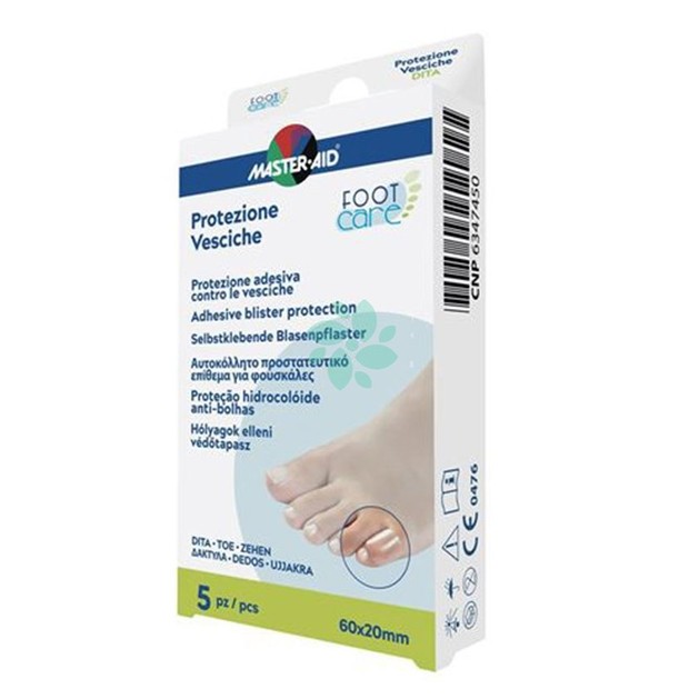 Master Aid Foot Care Protezione Vesciche 60x20mm 5 Τεμάχια Master Aid Foot Care Protezione Vesciche 60x20mm 5 Τεμάχια