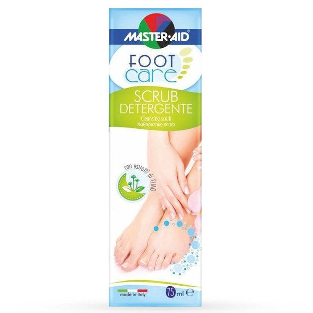Master Aid Foot Care Detergente Cleansing Scrub 75ml Master Aid Foot Care Detergente Cleansing Scrub 75ml