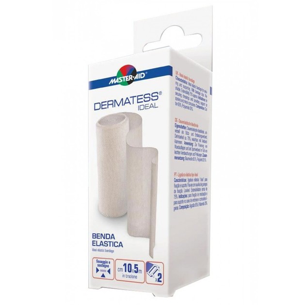 Master Aid Dermatess Ideal Benda Elastica 10cm x 5m 1 Τεμάχιο Master Aid Dermatess Ideal Benda Elastica 10cm x 5m 1 Τεμάχιο