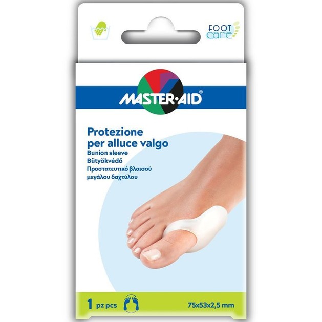 Master Aid Foot Care Προστατευτικό Βλαισού Μεγάλου Δαχτύλου 75x53x2,5 mm 1 Τεμάχιο Master Aid Foot Care Προστατευτικό Βλαισού Μεγάλου Δαχτύλου 75x53x2,5 mm 1 Τεμάχιο