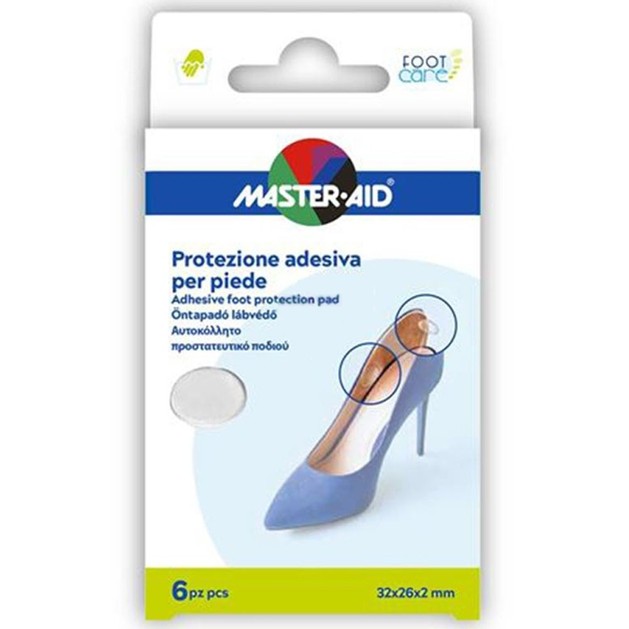 Master Aid Adhesive Foot Protection Pad 32x26x2mm 6 Τεμάχια Master Aid Adhesive Foot Protection Pad 32x26x2mm 6 Τεμάχια