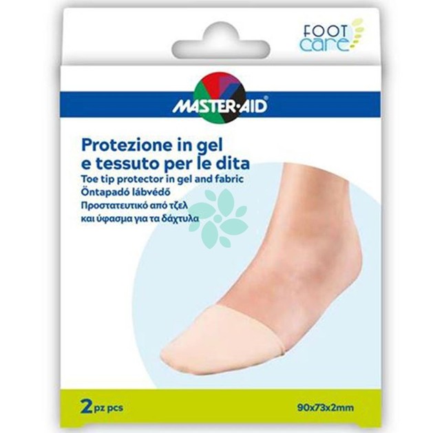 Master Aid Toe Tip Protector in Gel & Fabric 90x73x2mm 2 Τεμάχια Master Aid Toe Tip Protector in Gel & Fabric 90x73x2mm 2 Τεμάχια