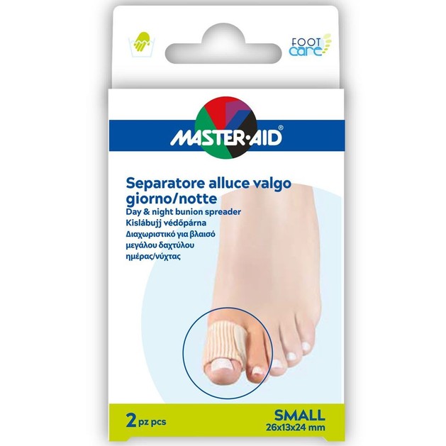 Master Aid Day & Night Bunion Spreader 2 Τεμάχια - Small 26x13x24mm Master Aid Day & Night Bunion Spreader 2 Τεμάχια - Small 26x13x24mm