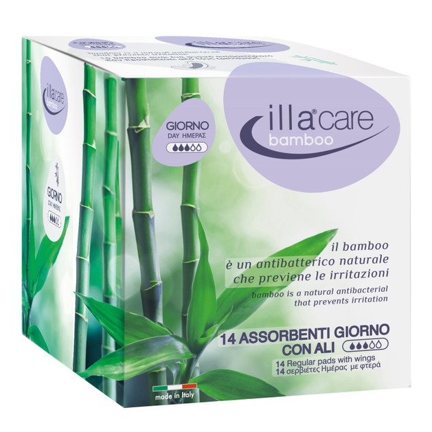 Illa Care Bamboo Absorbent Day Σερβιέτες Ημέρας με Φτερά Κατά των Ερεθισμών με Αντιβακτηριακές Ιδιότητες 14 Τεμάχια Illa Care Bamboo Absorbent Day Σερβιέτες Ημέρας με Φτερά Κατά των Ερεθισμών με Αντιβακτηριακές Ιδιότητες 14 Τεμάχια