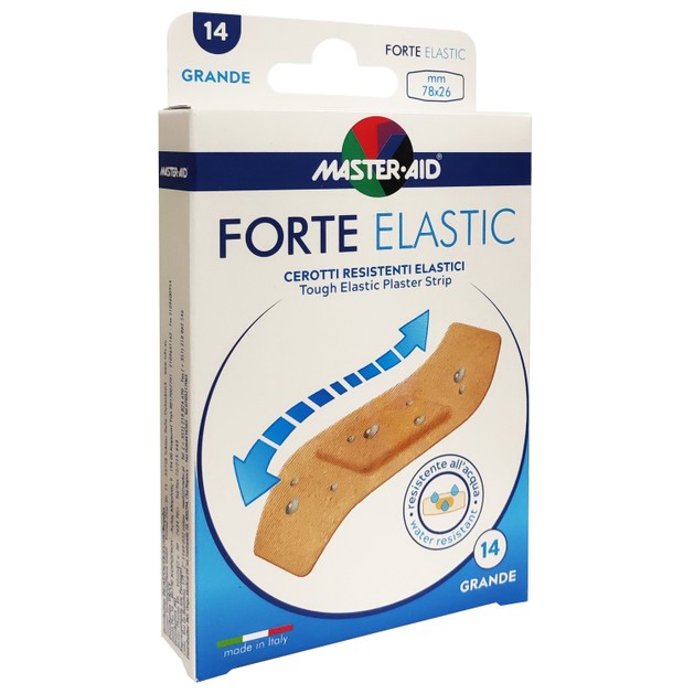 Master Aid Forte Elastic Large 78mm x 26mm14 Τεμάχια Master Aid Forte Elastic Large 78mm x 26mm14 Τεμάχια