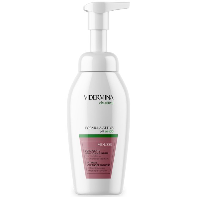 Vidermina Clx Intimate Cleanser Mousse pH 5.5, 200ml Vidermina Clx Intimate Cleanser Mousse pH 5.5, 200ml