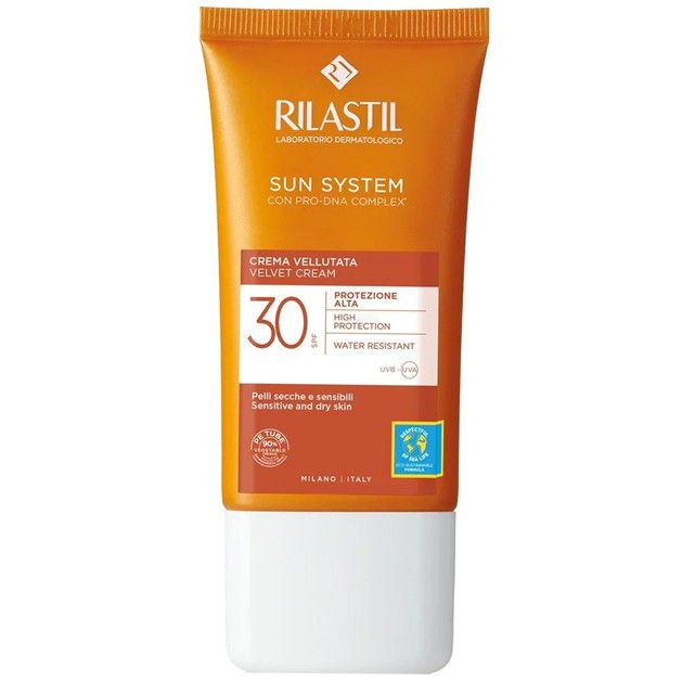 Rilastil Sun System Velvet Face Cream Spf30, 50ml Rilastil Sun System Velvet Face Cream Spf30, 50ml