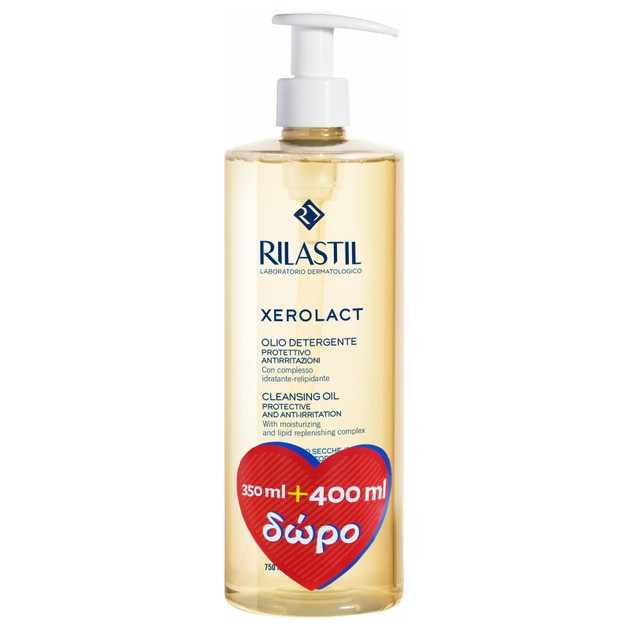 Rilastil Xerolact Protective & Anti-Irritation Cleansing Body Oil 750ml Rilastil Xerolact Protective & Anti-Irritation Cleansing Body Oil 750ml