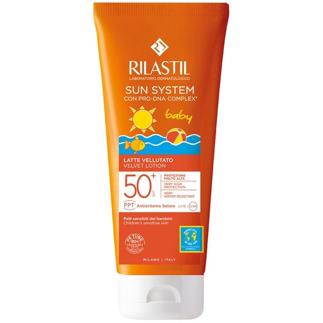 Rilastil Sun System Baby Velvet Lotion Spf50+, 200ml Rilastil Sun System Baby Velvet Lotion Spf50+, 200ml