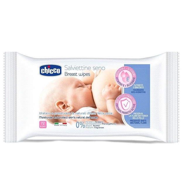 Chicco Breast Wipes Μαντηλάκια Καθαρισμού Στήθους, 72 Τεμάχια Chicco Breast Wipes Μαντηλάκια Καθαρισμού Στήθους, 72 Τεμάχια
