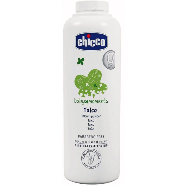 Chicco Baby Moments Πούδρα Ταλκ 0m+ 150gr Chicco Baby Moments Πούδρα Ταλκ 0m+ 150gr