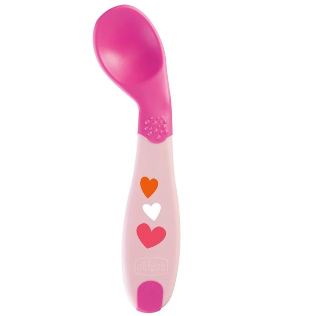 Chicco Baby\'s First Spoon 8m+ 1 Τεμάχιο - Ροζ Chicco Baby\'s First Spoon 8m+ 1 Τεμάχιο - Ροζ