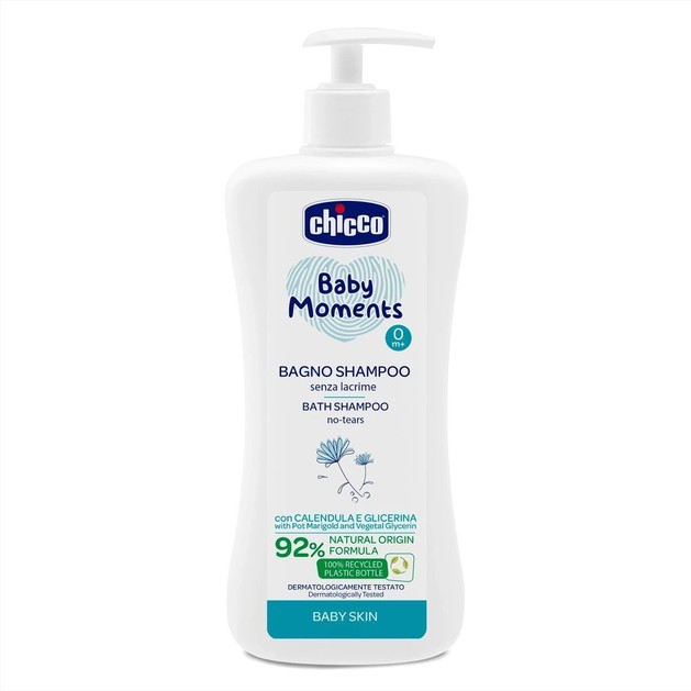 Chicco New Baby Moments Αφρόλουτρο - Σαμπουάν Χωρίς Δάκρυα 0+ Μηνών 500ml Chicco New Baby Moments Αφρόλουτρο - Σαμπουάν Χωρίς Δάκρυα 0+ Μηνών 500ml