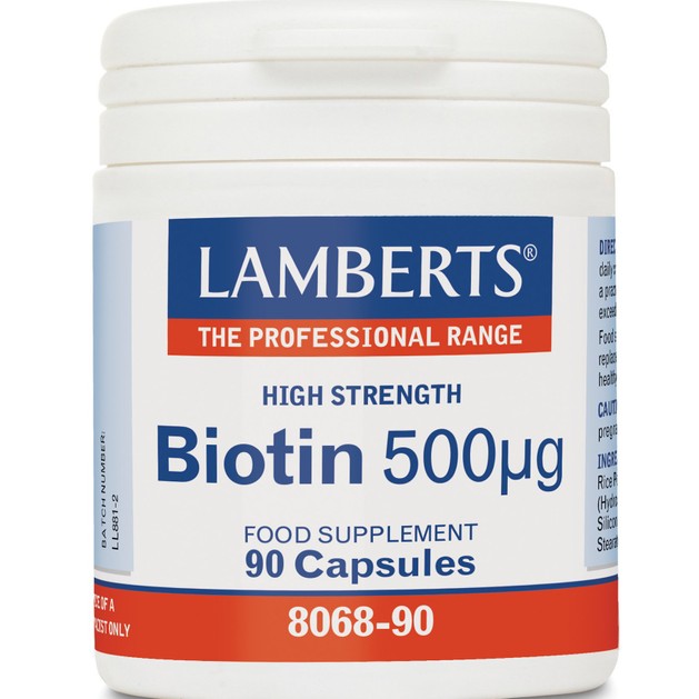 Lamberts Biotin 500μg 90 caps Lamberts Biotin 500μg 90 caps