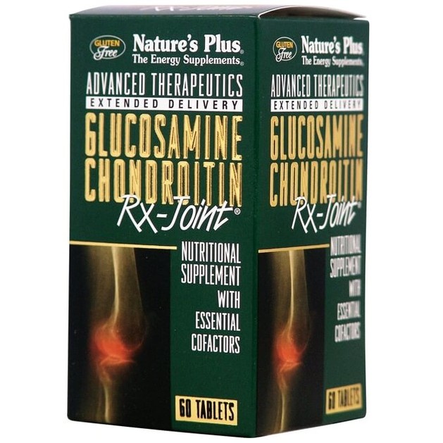 Nature\'s Plus Glucosamine-Chondroitin Rx-Joint Συμπλήρωμα Διατροφής για Αρθρίτιδα, Προσφέρει 24η Ανακούφιση από το Πόνο 60tabs Nature\'s Plus Glucosamine-Chondroitin Rx-Joint Συμπλήρωμα Διατροφής για Αρθρίτιδα, Προσφέρει 24η Ανακούφιση από το Πόνο 60tabs