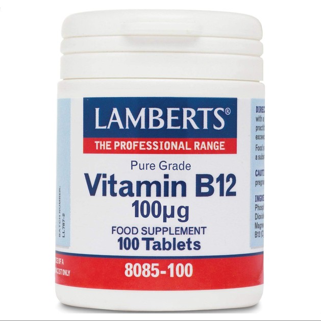 Lamberts Vitamin B-12 100μg 100 tabs Lamberts Vitamin B-12 100μg 100 tabs