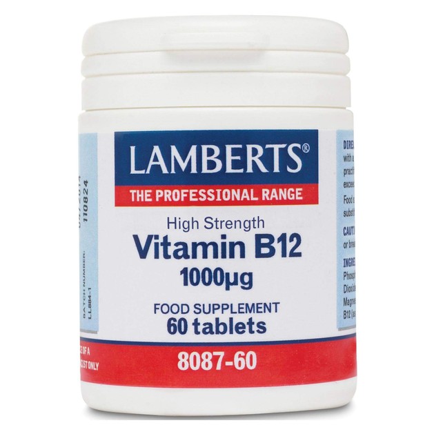 Lamberts Vitamin B-12 1000μg 60 tabs Lamberts Vitamin B-12 1000μg 60 tabs