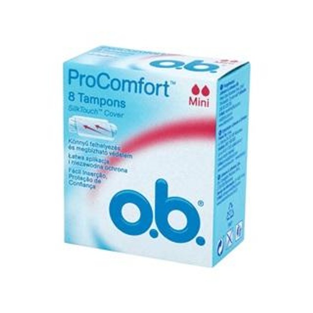 O.b. ProComfort Mini Ταμπόν 8 Τεμάχια O.b. ProComfort Mini Ταμπόν 8 Τεμάχια