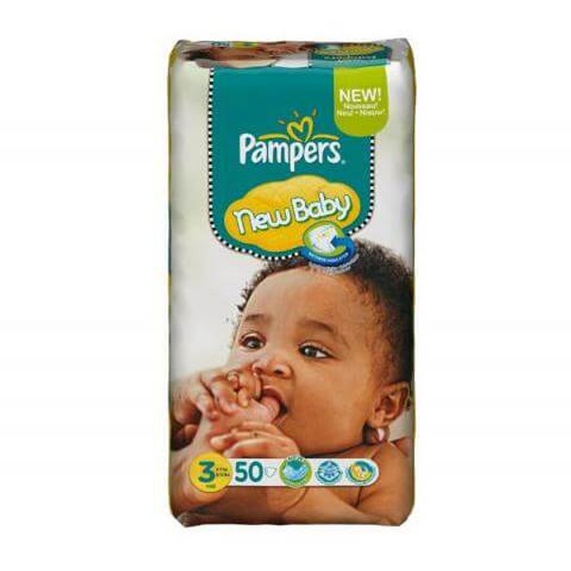 Pampers New Baby Premium Protection No3 Midi (5-9kg), 50 πάνες Pampers New Baby Premium Protection No3 Midi (5-9kg), 50 πάνες