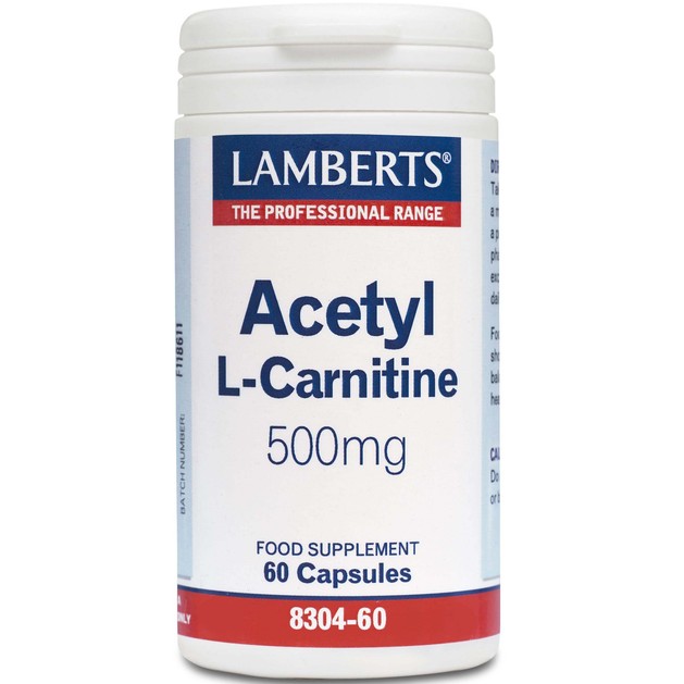 Lamberts Acetyl L-Carnitine 500mg 60 tabs Lamberts Acetyl L-Carnitine 500mg 60 tabs