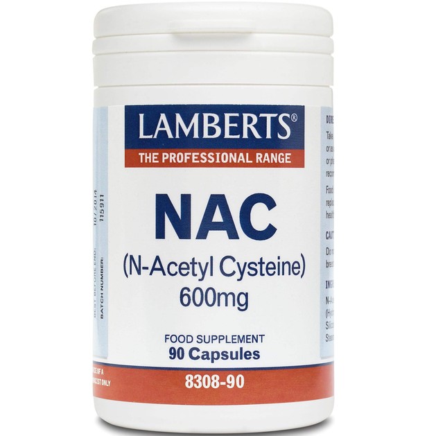 N-Acetyl Cysteine (NAC) 600mg 90 tabs - Lamberts N-Acetyl Cysteine (NAC) 600mg 90 tabs - Lamberts