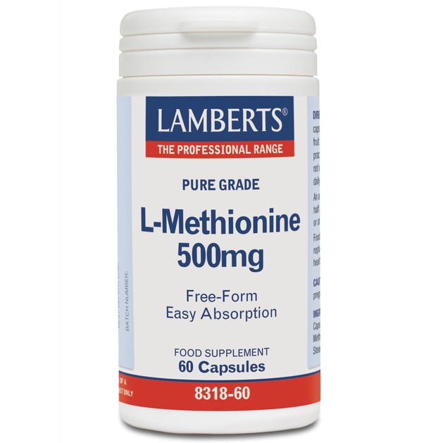 Lamberts L-Methionine 500mg 60 caps Lamberts L-Methionine 500mg 60 caps