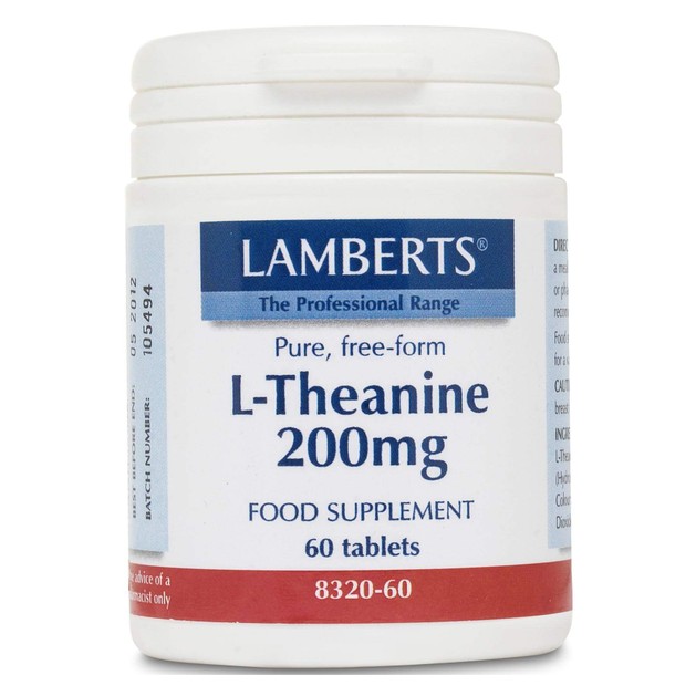 Lamberts L-Theanine 200mg 60 tabs Lamberts L-Theanine 200mg 60 tabs
