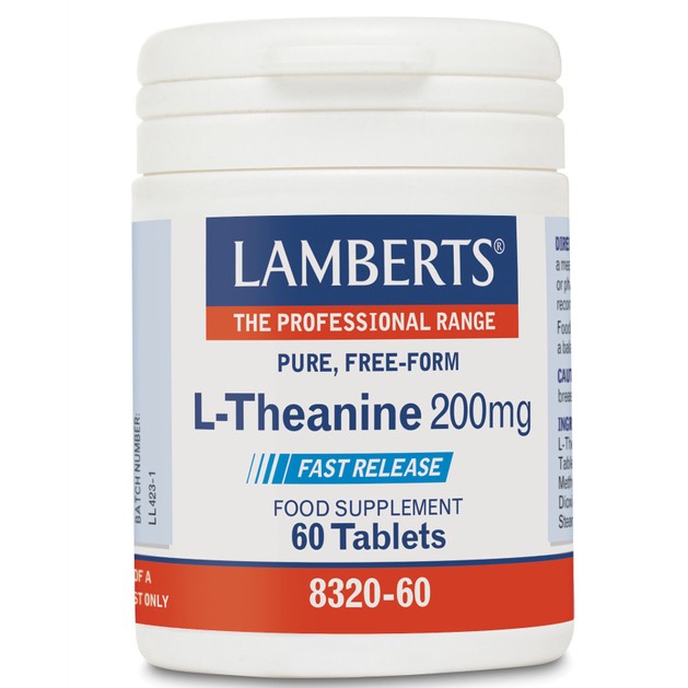 Lamberts L-Theanine 200mg 60 tabs Lamberts L-Theanine 200mg 60 tabs
