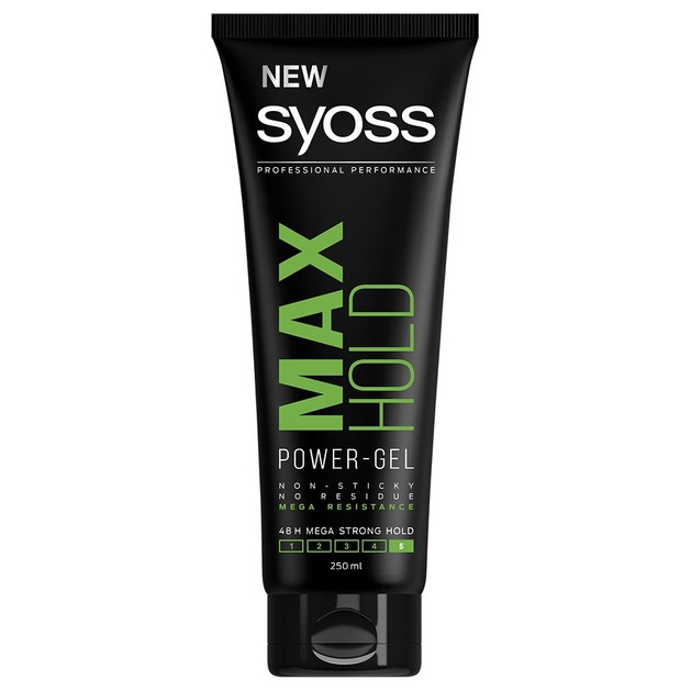 Syoss Max Hold Power Gel Επαγγελματικό Gel Μαλλιών για Δυνατό Κράτημα & Styling Μεγάλης Διάρκειας 250ml Syoss Max Hold Power Gel Επαγγελματικό Gel Μαλλιών για Δυνατό Κράτημα & Styling Μεγάλης Διάρκειας 250ml