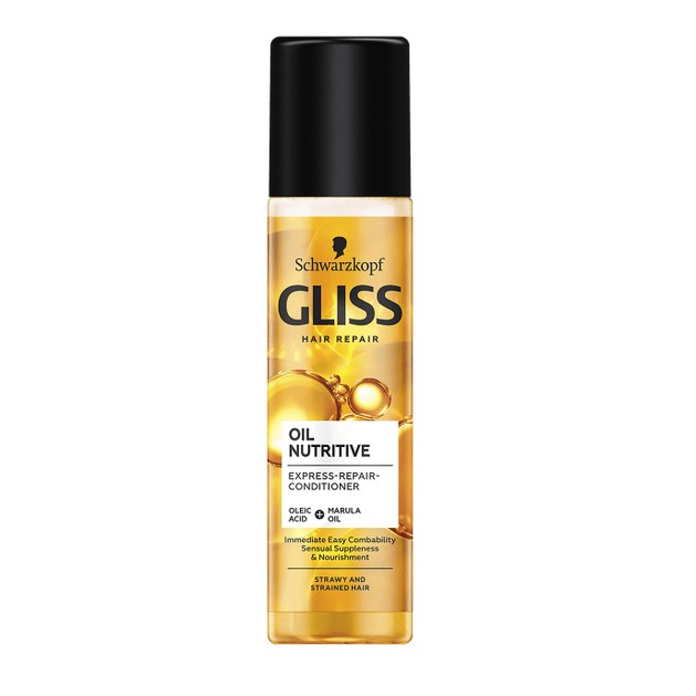 Schwarzkopf Gliss Oil Nutritive Express Repair Conditioner 200ml Schwarzkopf Gliss Oil Nutritive Express Repair Conditioner 200ml