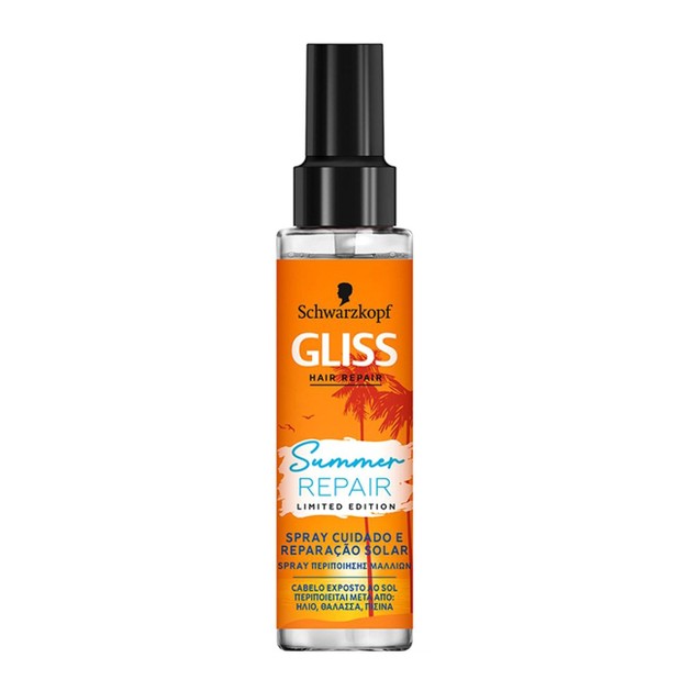 Schwarzkopf Gliss Summer Repair Spray Επανορθώνει τα Ταλαιπωρημένα Μαλλιά Από τον Ήλιο 100ml Schwarzkopf Gliss Summer Repair Spray Επανορθώνει τα Ταλαιπωρημένα Μαλλιά Από τον Ήλιο 100ml