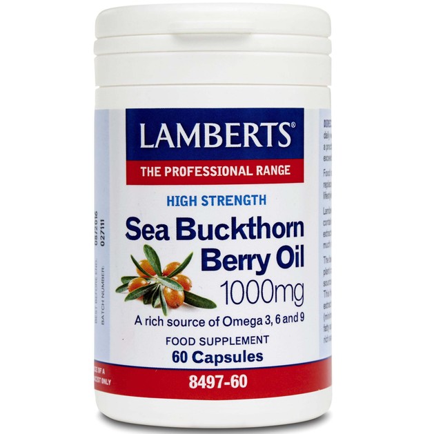 Lamberts Sea Buckthorn 1000mg 60 caps Lamberts Sea Buckthorn 1000mg 60 caps